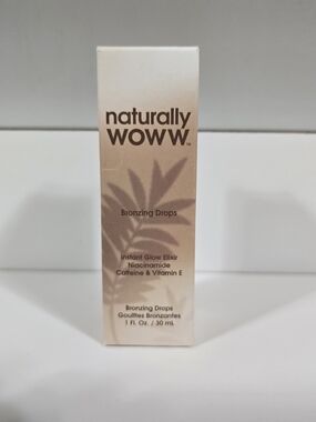NATURALLY WOWW BRONZING DROPS 1 OZ